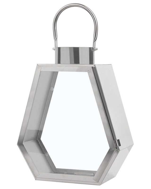 Lampion Corsica Metal Srebrny 1 szt.