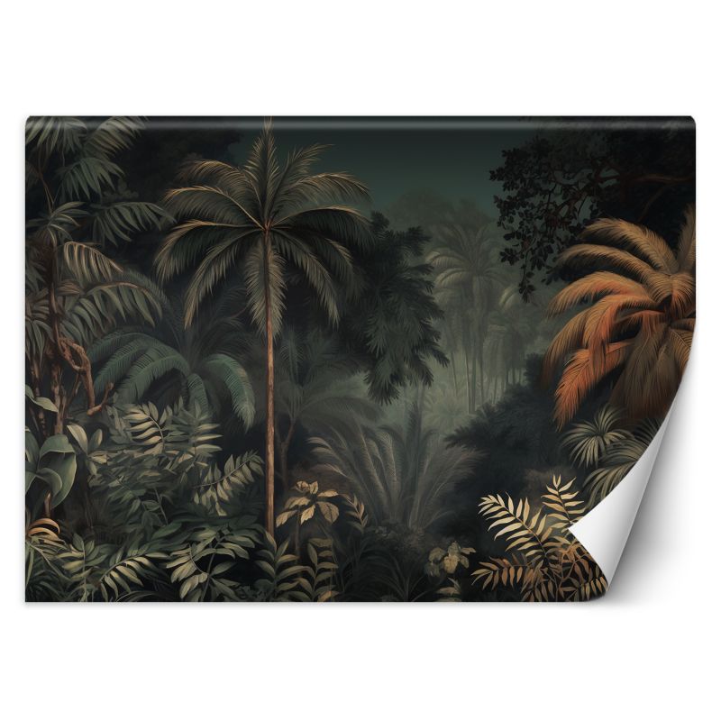 Fototapeta Feeby Tropikalna dżungla nocą 350x245 1 szt
