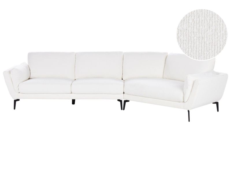 Sofa 3-osobowa boucle biała Kansseli 1 szt.