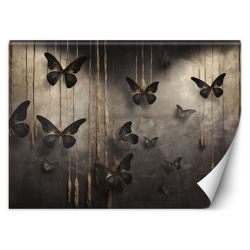 Fototapeta Feeby Czarne motyle 3D 450x315 1 szt
