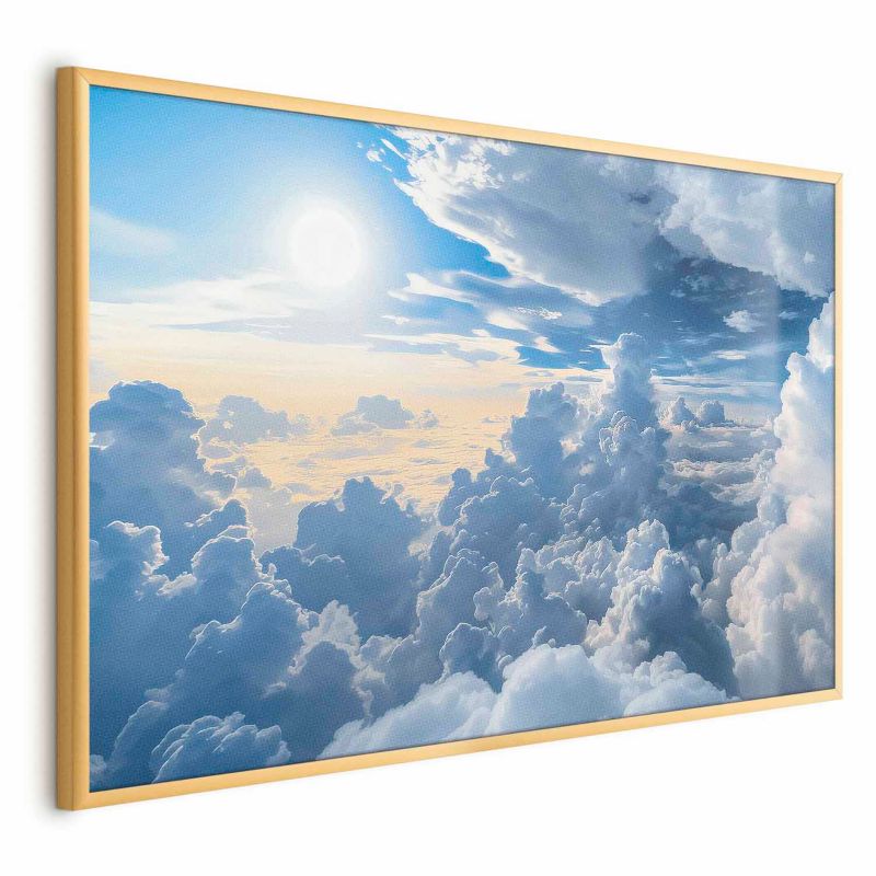 Plakat Artgeist Symfonia Światła 90x60 cm z ramą złotą 1 szt