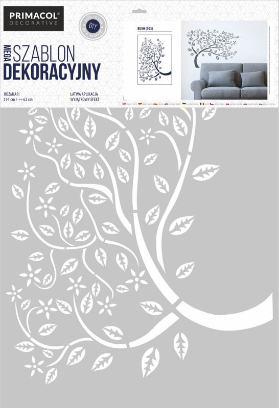 Szablon Primacol Mega Bush 62 x 91 cm nr 503