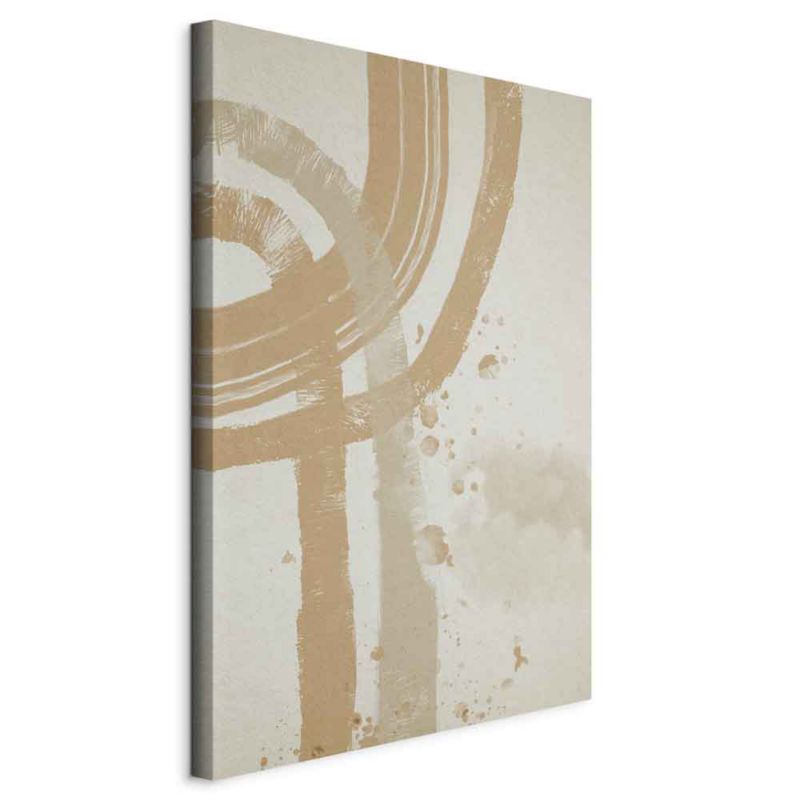 Obraz Artgeist Beżowy minimalizm 80 x 120 cm flizelina 1 szt
