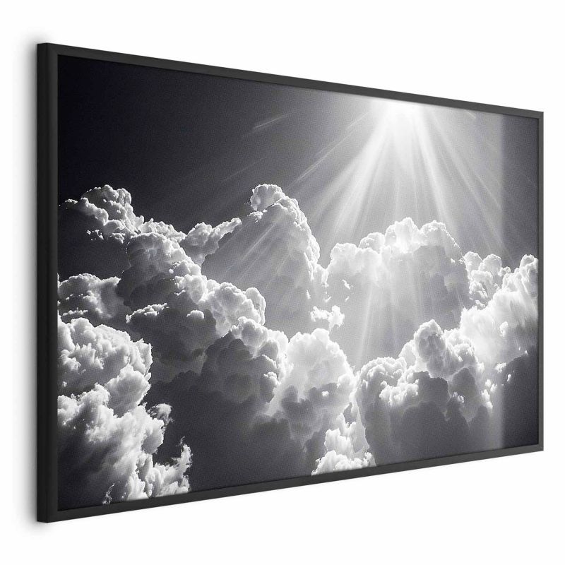 Plakat Artgeist Nadzieja w chmurach 90x60 cm z ramą czarną 1 szt