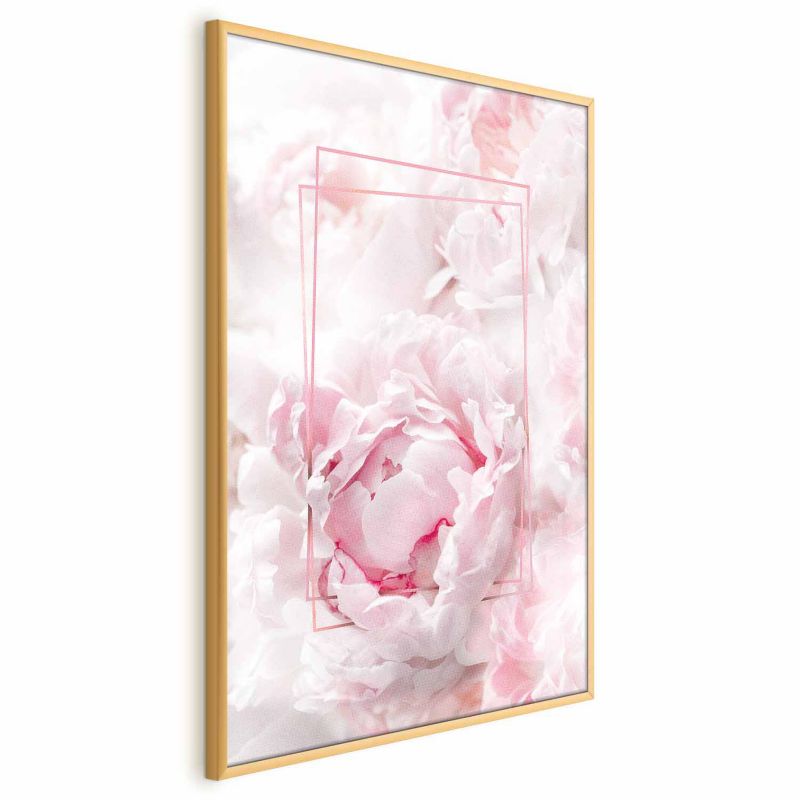 Plakat Artgeist Ulotne piękno 40x60 cm z ramą złotą 1 szt