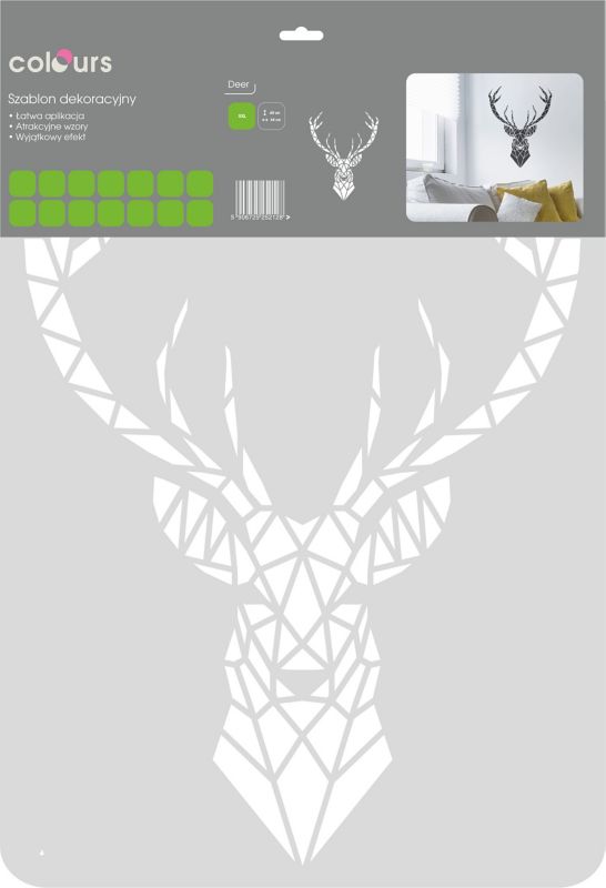 Szablon Colours XXL deer nr 94