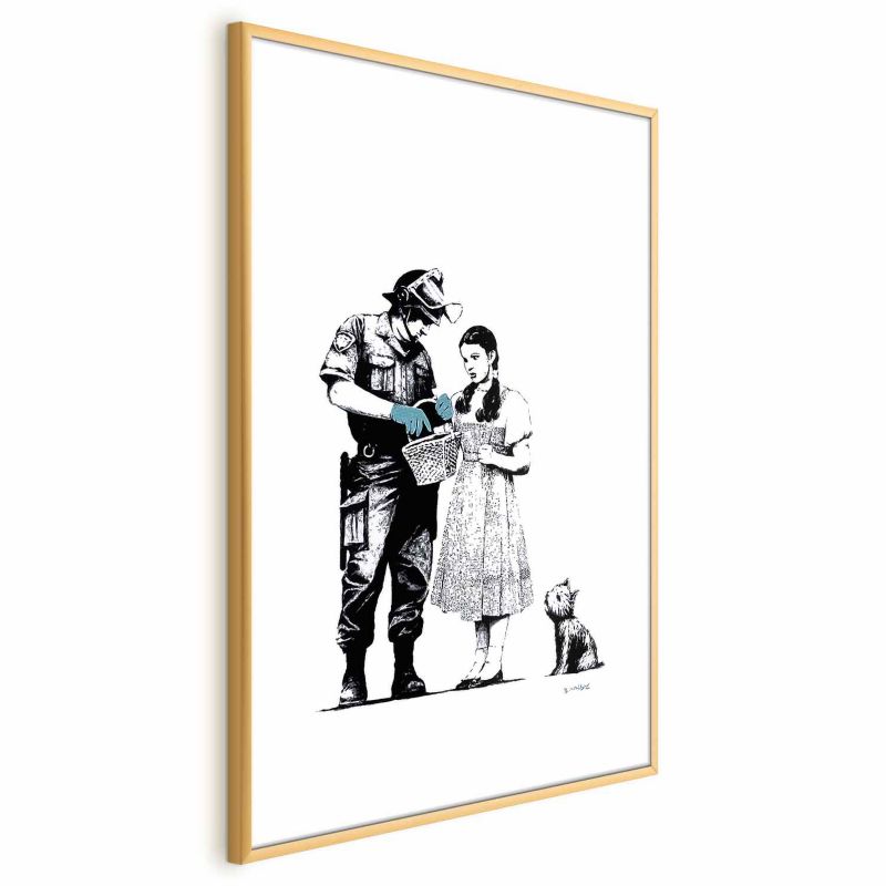 Plakat Artgeist Dorotka 21x30 cm z ramą złotą 1 szt
