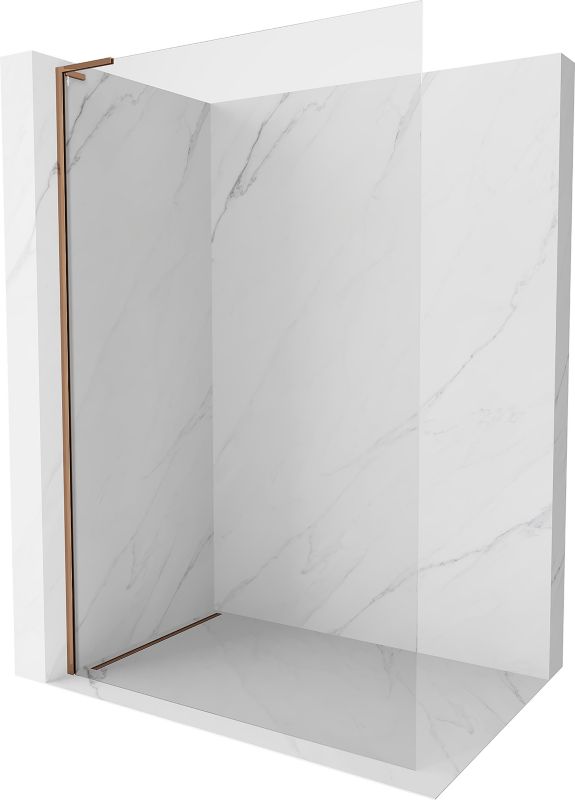 Ścianka prysznicowa Mexen Kioto-X L różowe złoto 100x200 cm 800-100-107-60-00-X 1 szt.