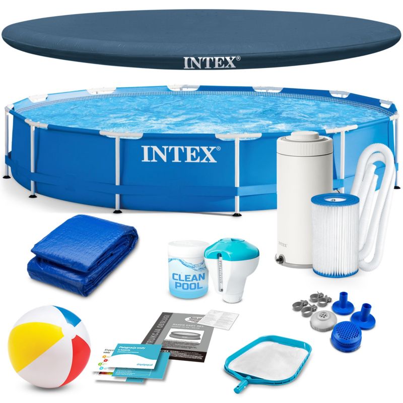 Basen ogrodowy Intex stelażowy 366x76cm 28212-15W1A 1 szt.