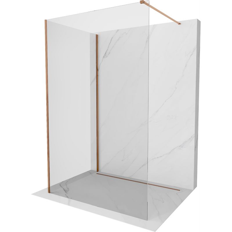 Ścianka prysznicowa Mexen Kioto różowe złoto 130x110 cm 800-130-212-60-00-110 1 szt.
