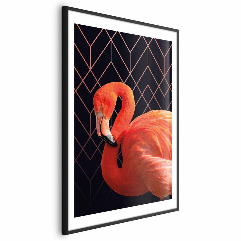 Plakat Artgeist Flaming solo 60x90 cm z ramą czarną 1 szt