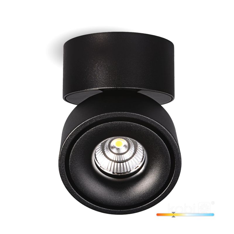 Oprawa sufitowa Kobi mini dim 9W 3000K czarna 1szt.