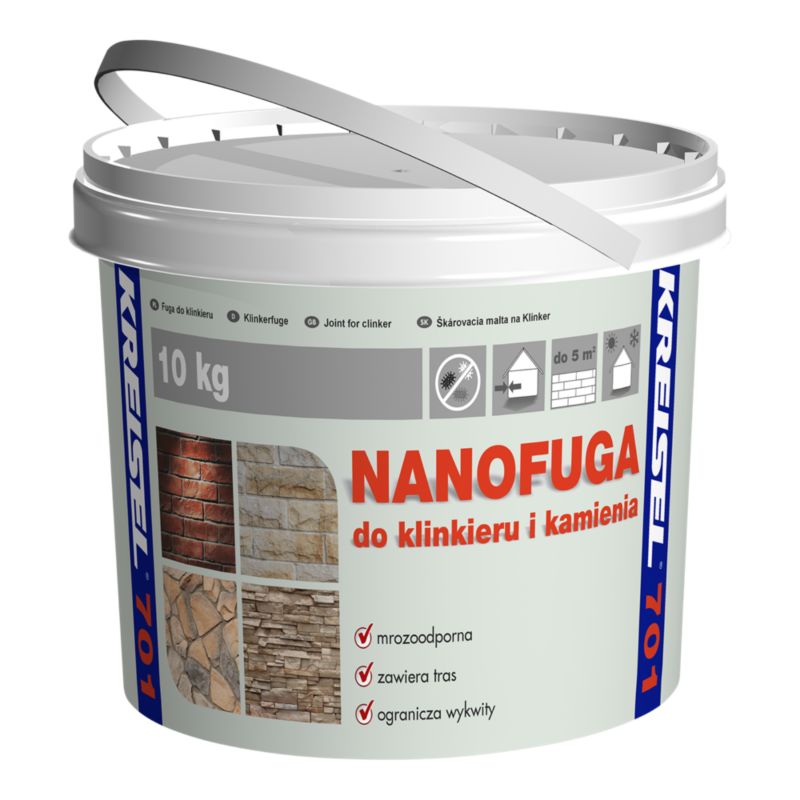 Fuga do klinkieru Kreisel grafitowa 10 kg