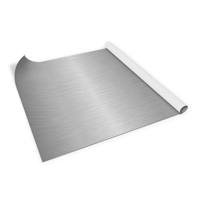 Samoprzylepna okleina Tulup 100x50 cm Szczotkowany metal 1 szt.