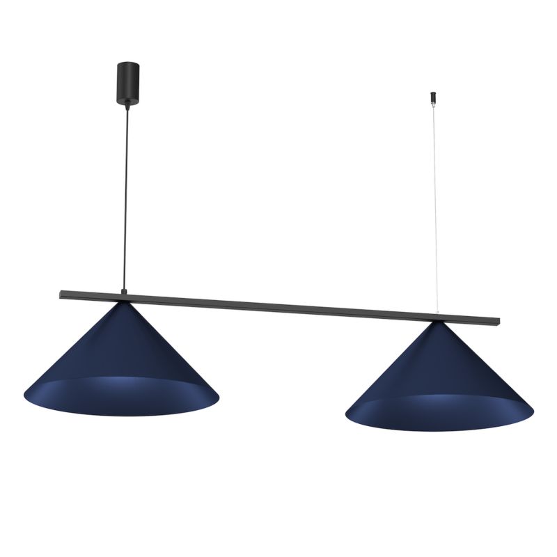Lampa wisząca Milagro Capital 2xGx53 40W niebieski 1 szt.
