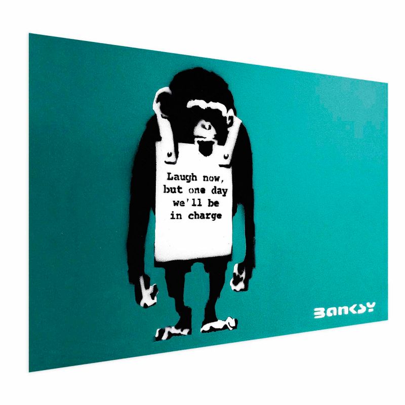 Plakat Artgeist Zła małpa 60x40 cm bez ramy 1 szt