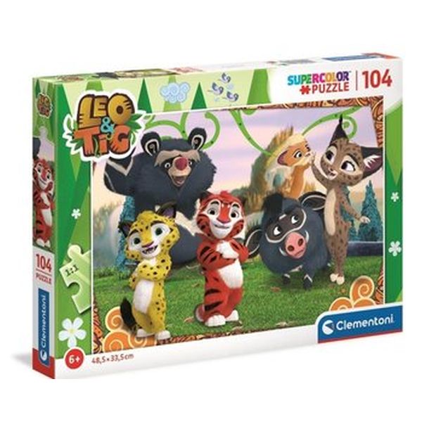 Clementoni Puzzle 104 Leo&Tig