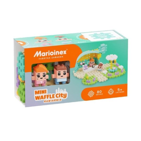 Klocki Mini Waffle Kawiarenka 80 el. Marioinex