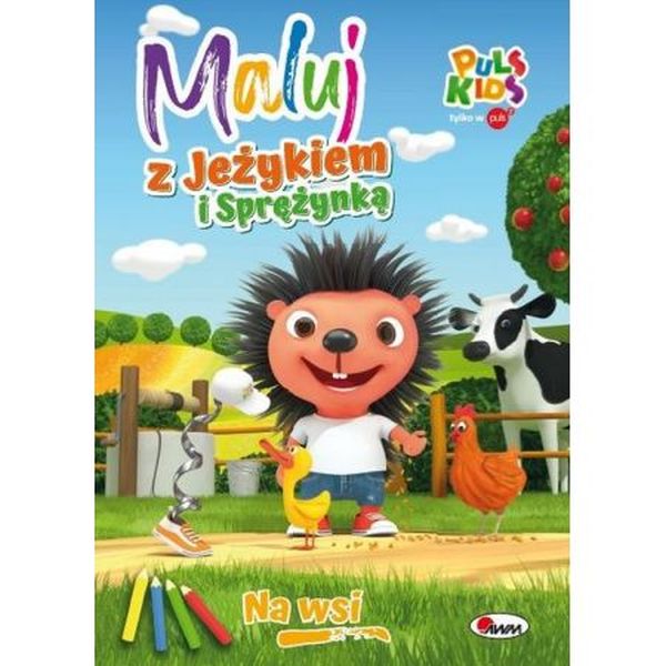 MALUJ Z JEŻYKIEM I SPRĘŻYNKĄ NA WSI