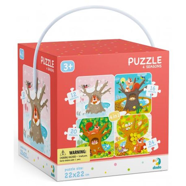 Puzzle 4w1 Cztery Pory Roku