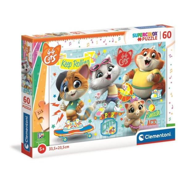 Clementoni Puzzle 60 44 Cats