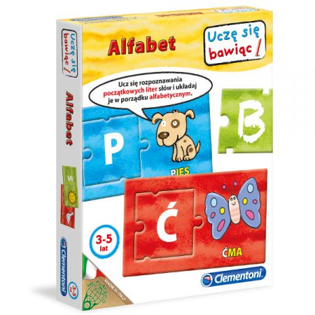 Clementoni Alfabet Uczę Się Bawiąc Clementoni