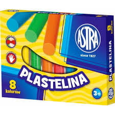 PLASTELINA ASTRA 8 KOLORÓW @