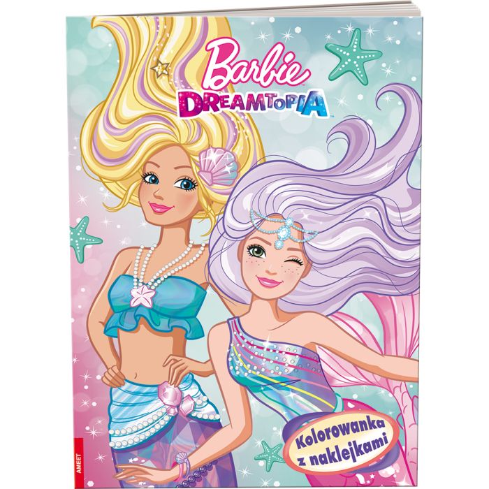 Barbie dreamtopia Kolorowanka z naklejkami