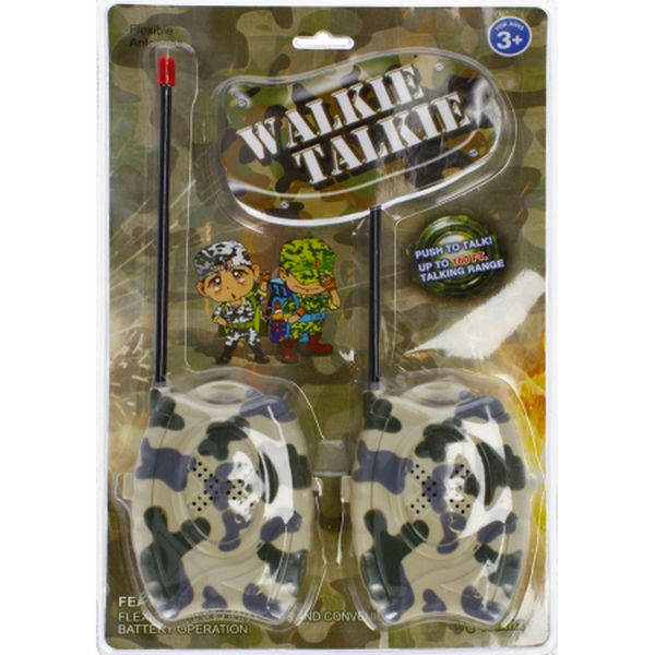WALKIE TALKIE B/O 19X27X4 MC MILITARY B/C 60/120