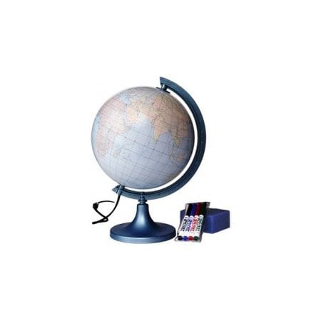 GLOBUS 25CM KONTUROWY ŚWIECĄCY