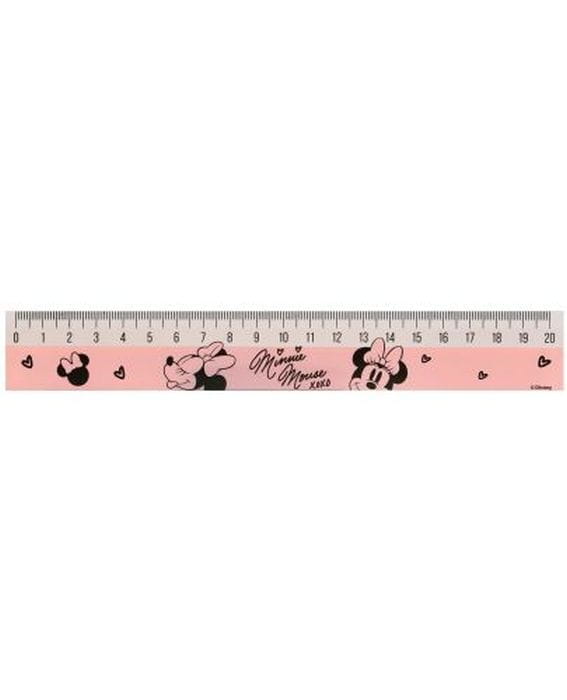 DISNEY FASHION - LINIJKI 20 CM MIX 3 WZORÓW /MINNIE MOUSE /24/