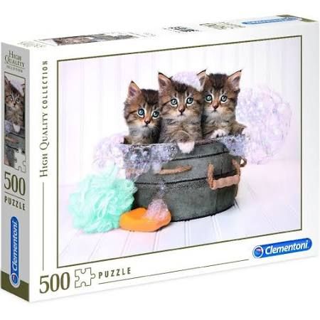 PUZZLE 500EL HQ KITTENS AND SOAP