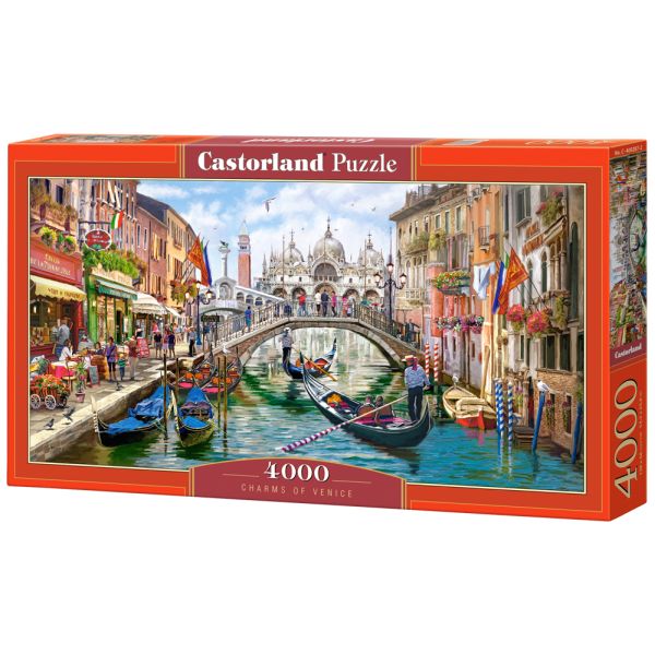 Puzzle 4000el. CHARMS OF VENICE Castorland