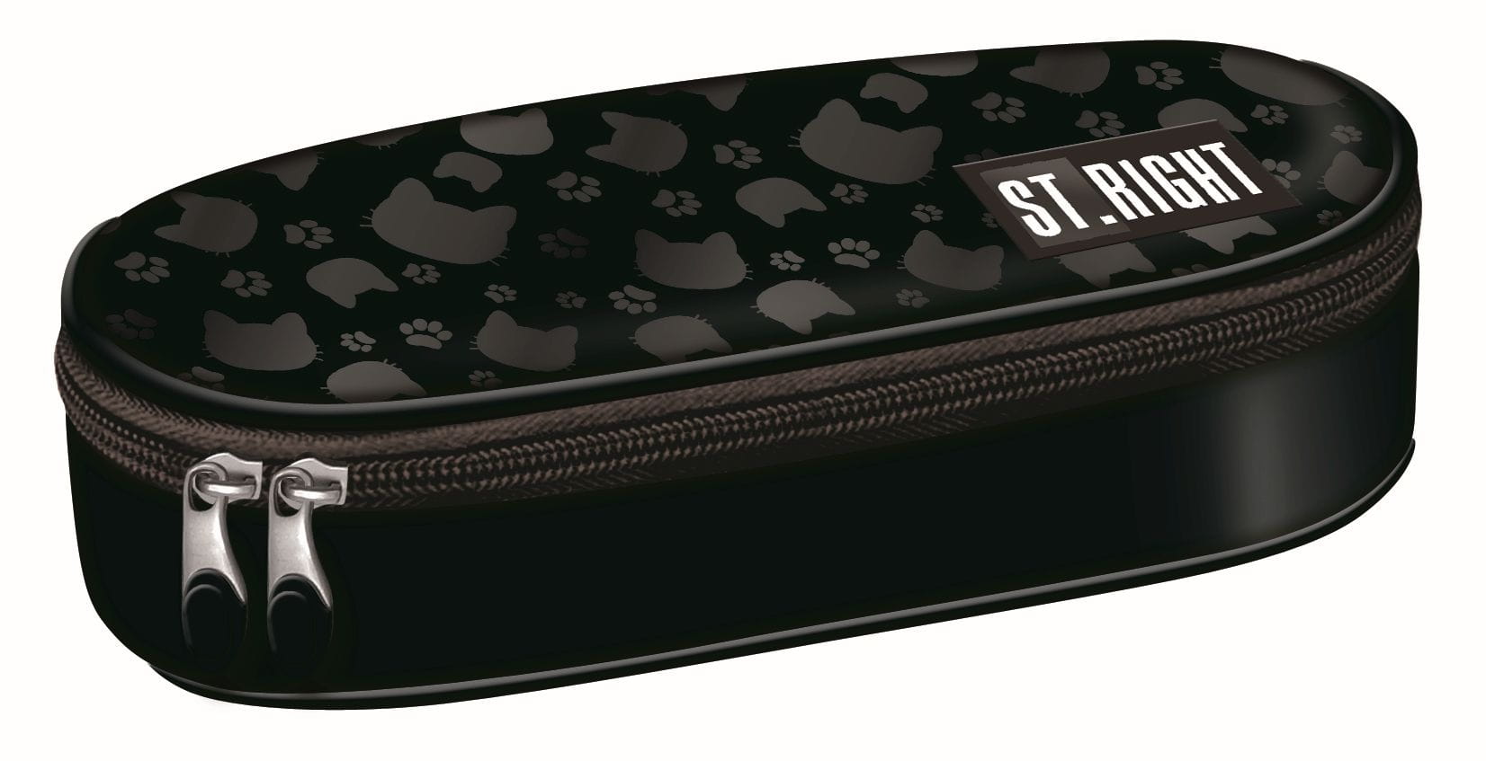 PIÓRNIK SASZETKA USZTYWNIONA Z WEWNĘTRZNĄ KLAPKĄ PC-01 BLACK CATS mkmo