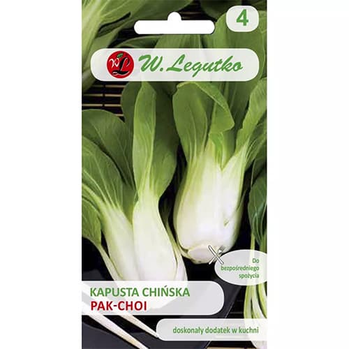 1 szt, Kapusta chińska Pak Choi - Nasiona: Ilość w opakowaniu: 1 g