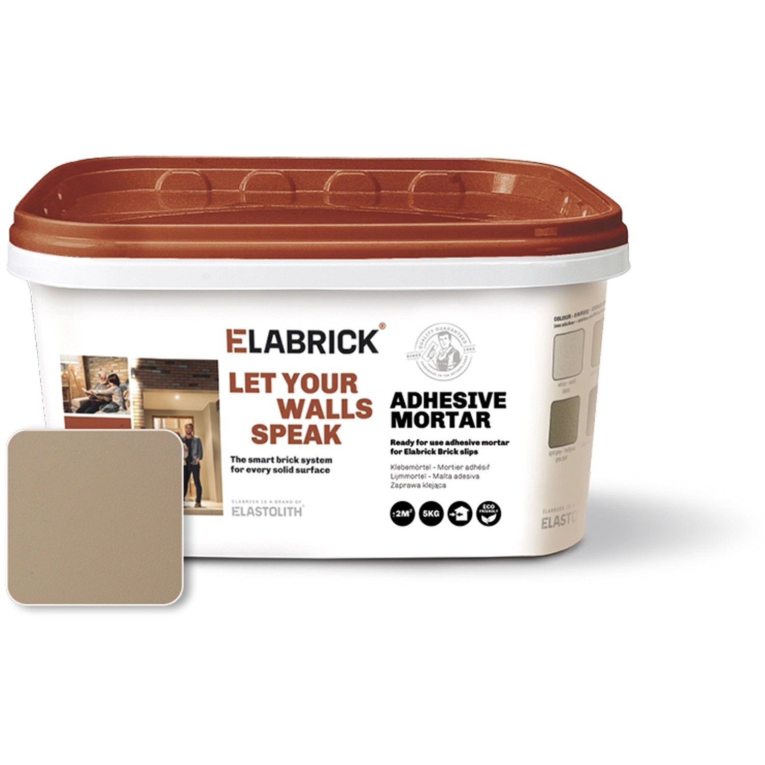 Elabrick Klej - Fuga szary piaskowy 5 kg