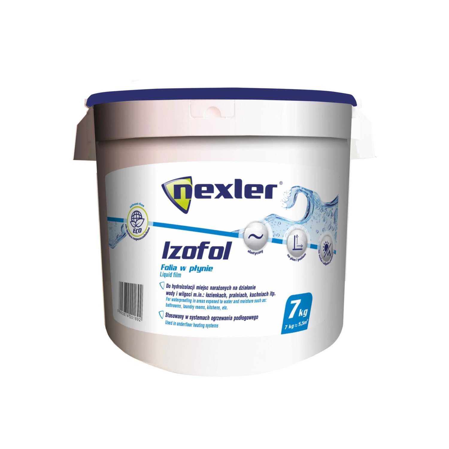 Nexler Folia w płynie pod płytki 7 kg