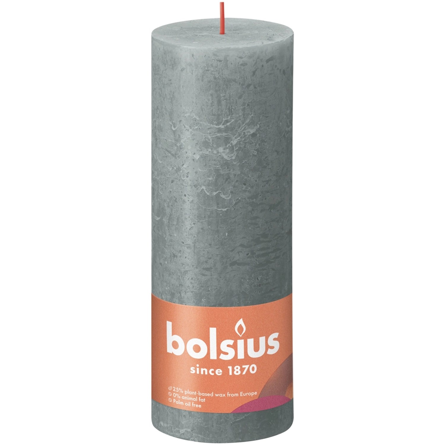 Świeca Rustic eukaliptus zieleń 190/68mm