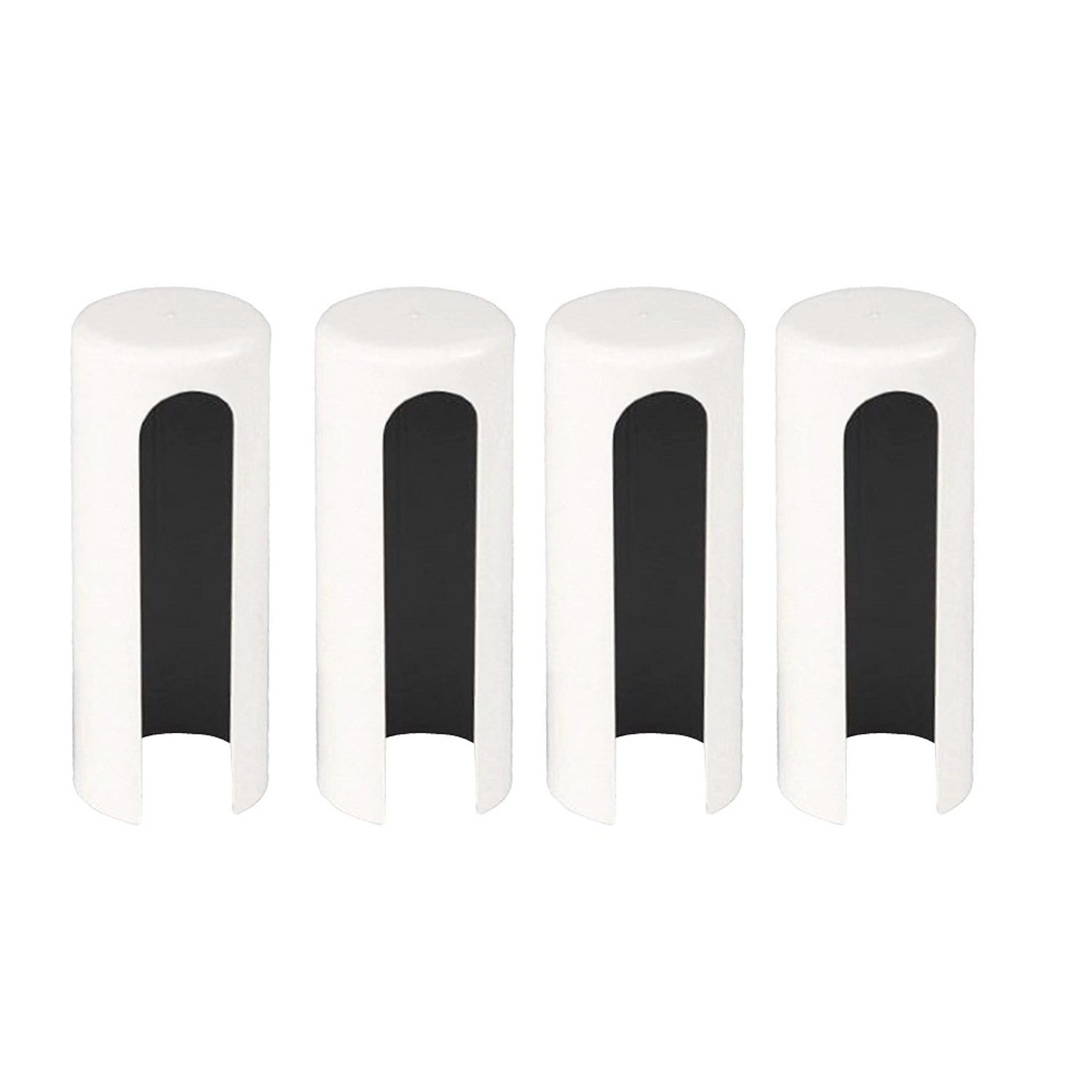 Domino Osłonka zawiasu 14 x 80 mm biała 4 sztuki