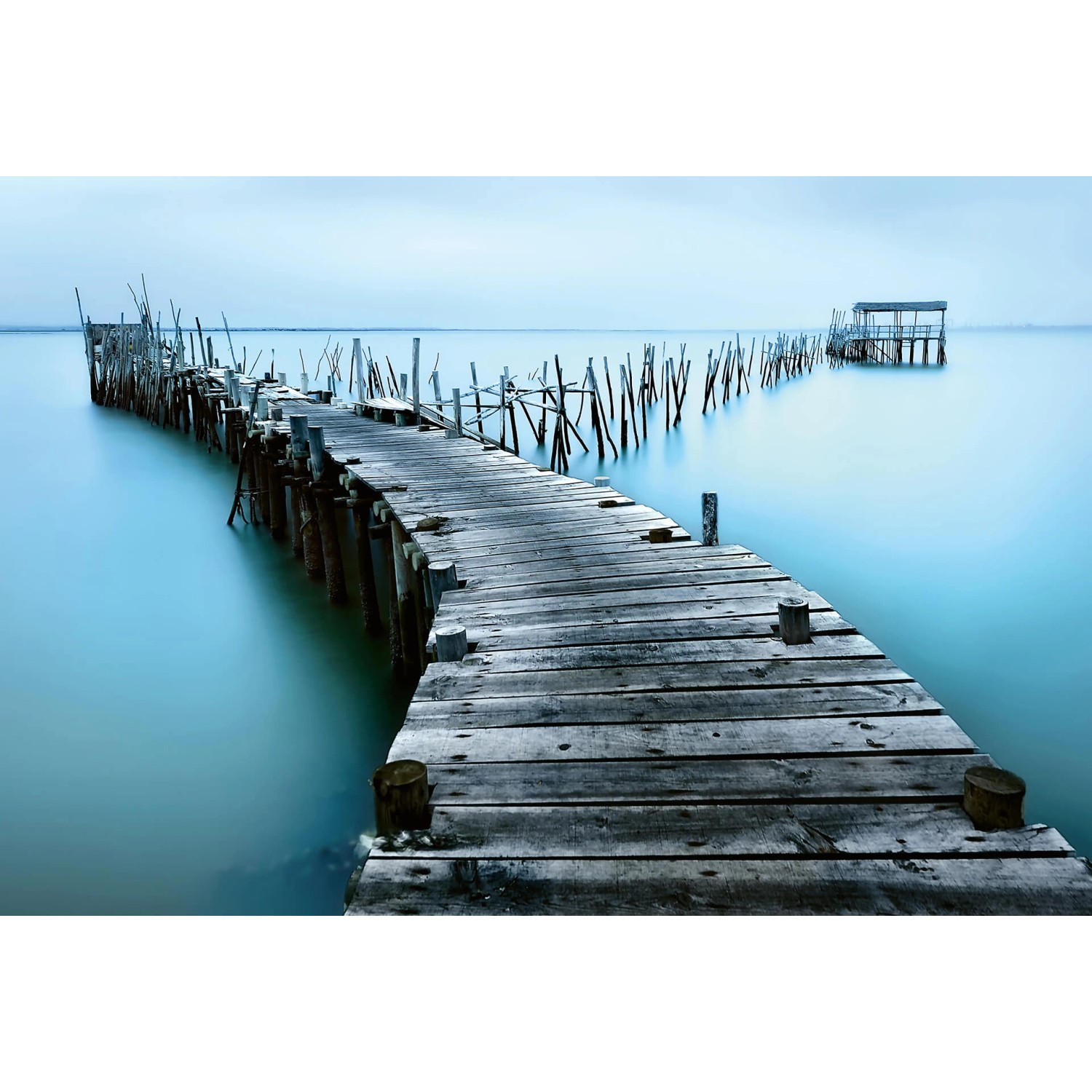 Fototapeta Old Landing Stage 384 x 260 cm