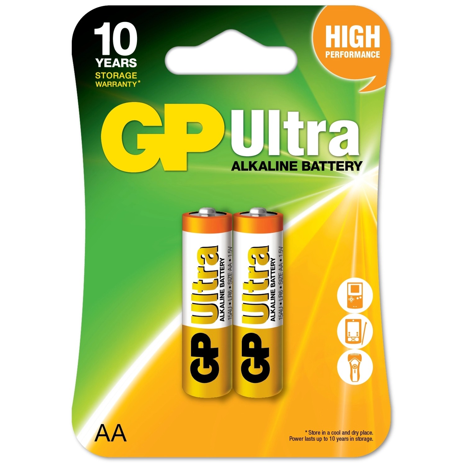 GP Baterie alkaliczne LR6/AA 2 szt