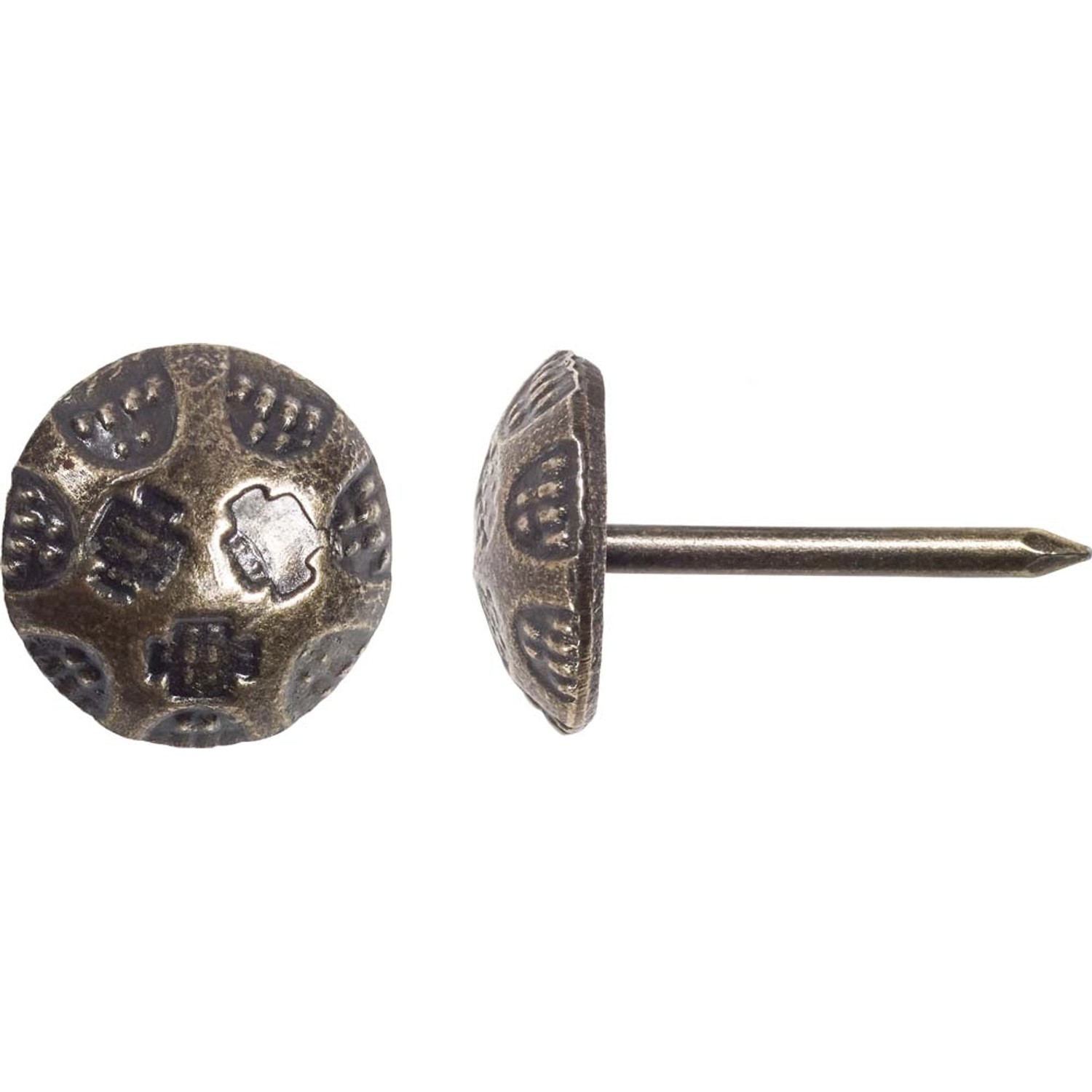 Pinezki tapicerskie stylizowane 15mm 30szt