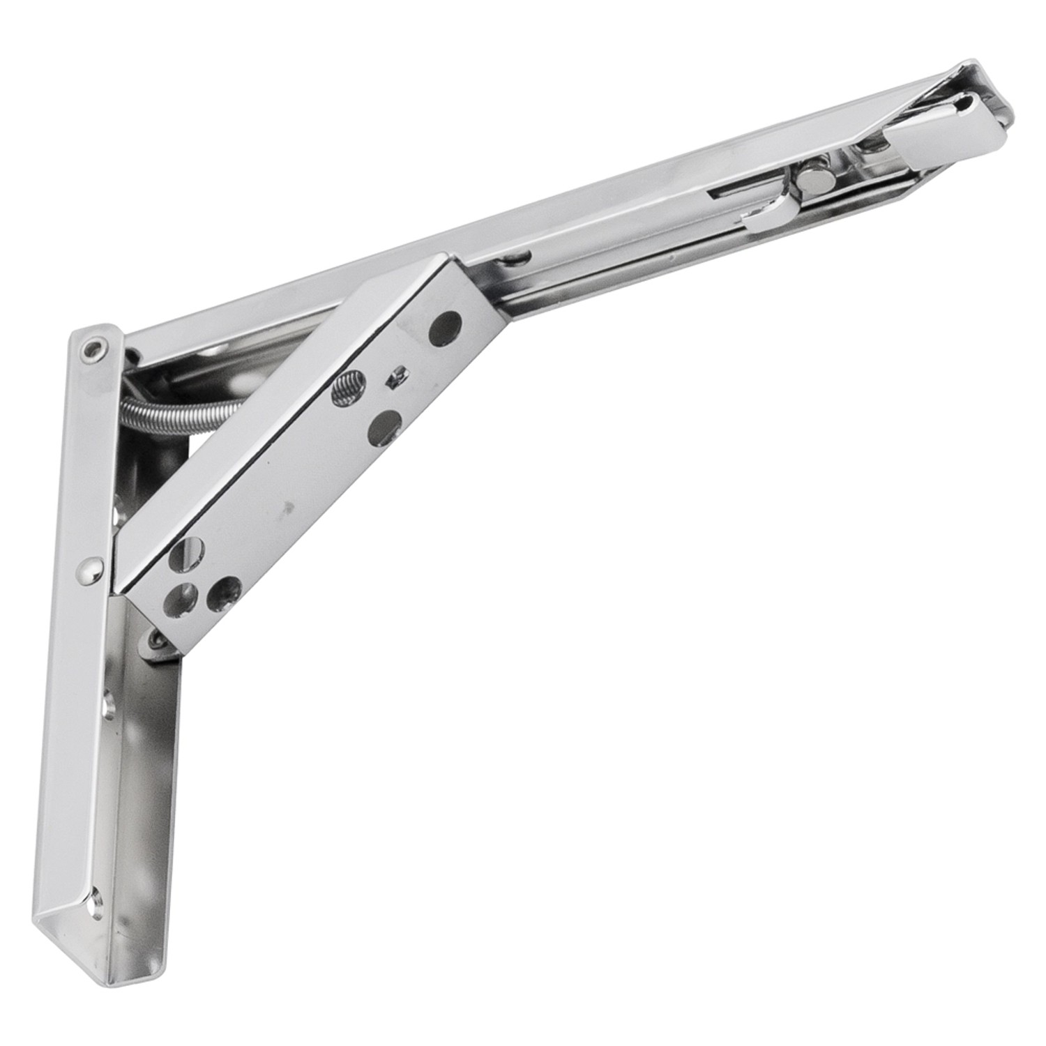 Domax Wspornik składany WSC 200 200 mm x 135 mm x 30 mm srebrny