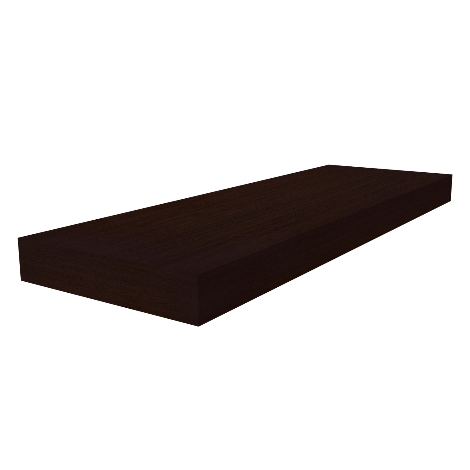 Półka samowisząca heban 118 cm x 24 cm