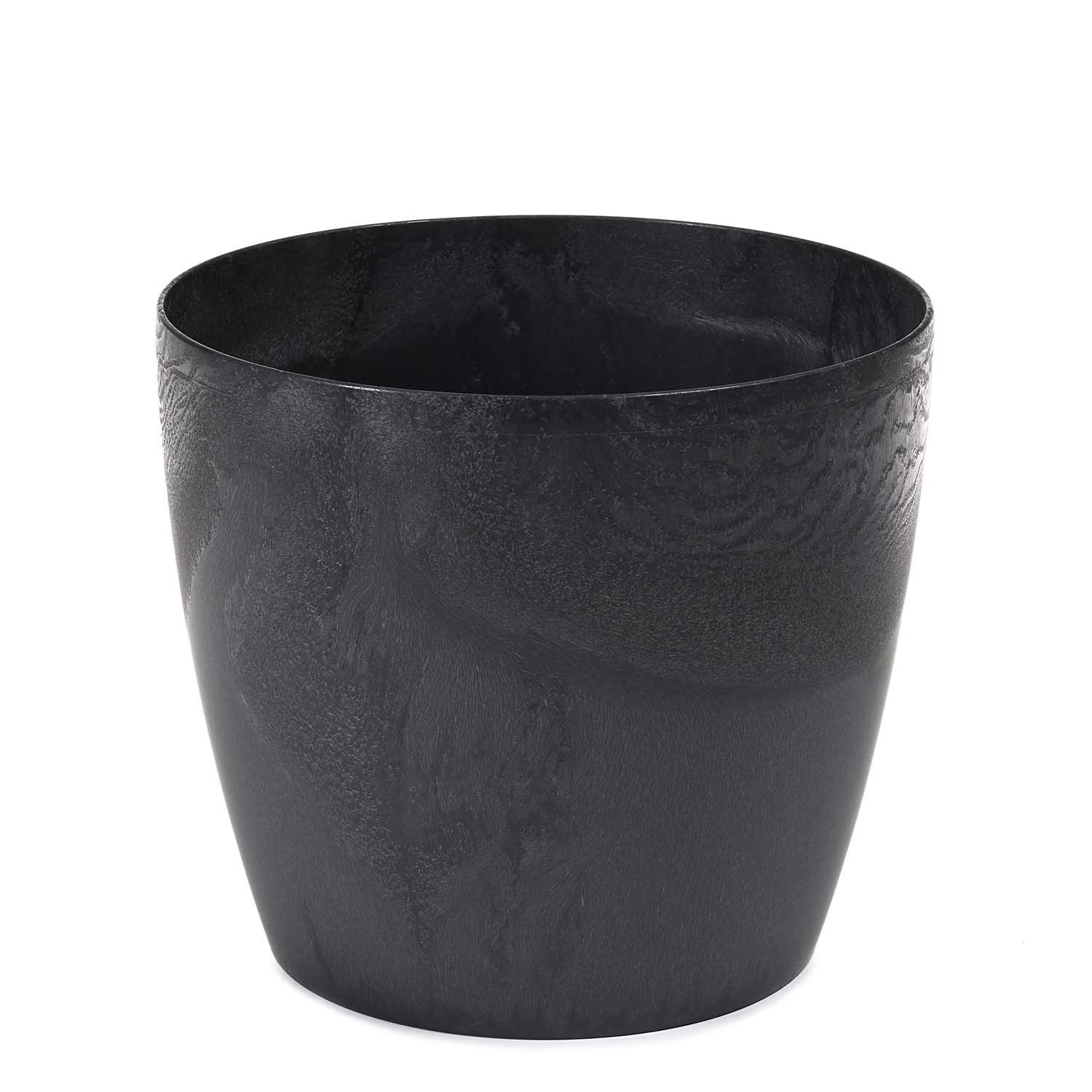 Osłonka Magnolia czarna beton recycled - 13,5 cm