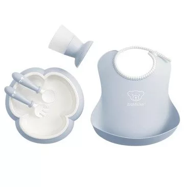 BABYBJORN - Zestaw obiadowy - Powder Blue SC