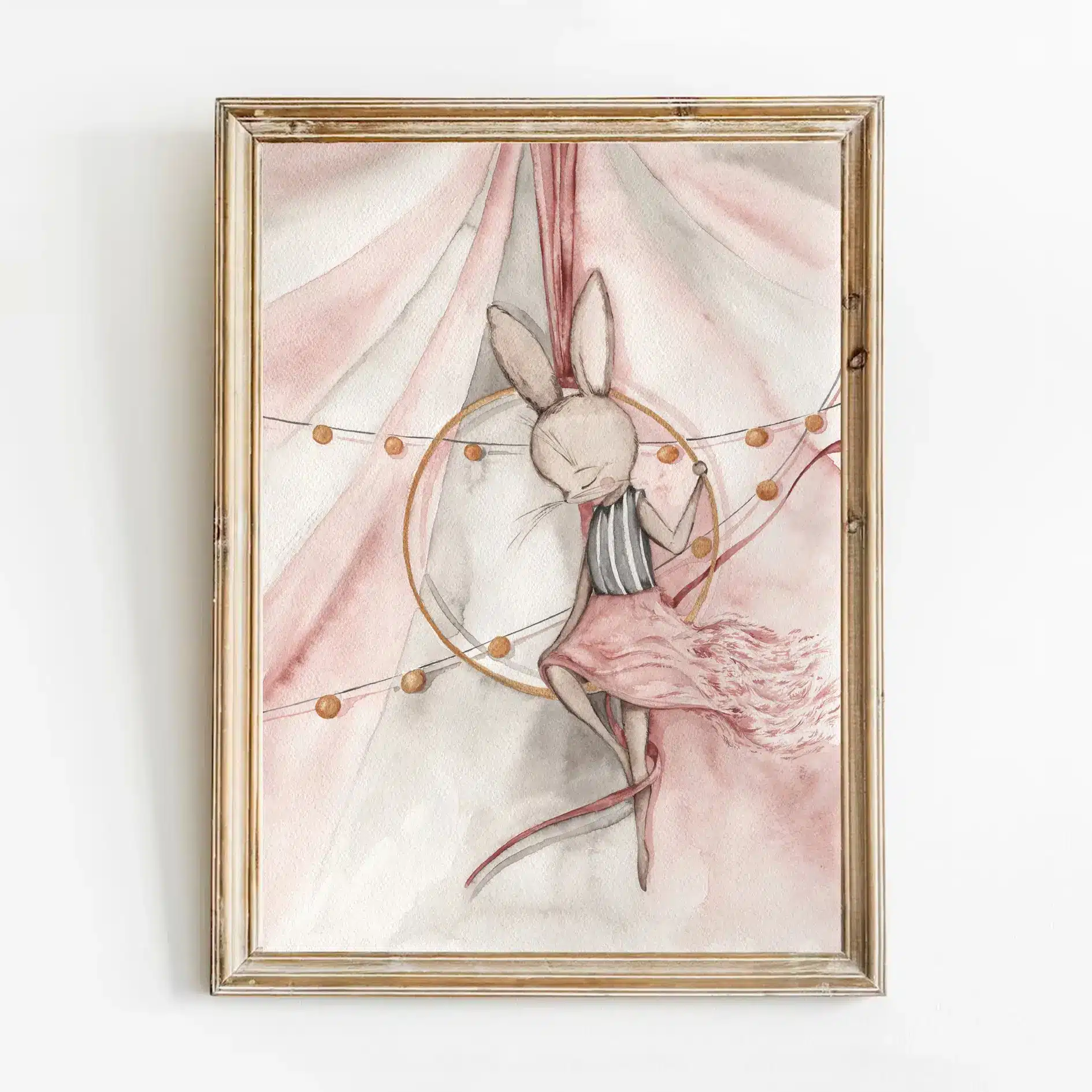 Plakat Ballerina na kole - Sam plakat A4