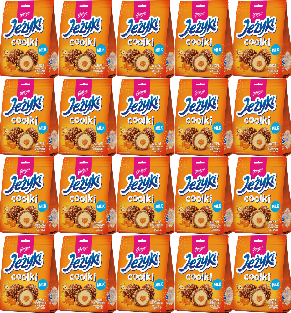 20x Praliny Goplana Jeżyki Coolki Milk, czekolada mleczna, 140g