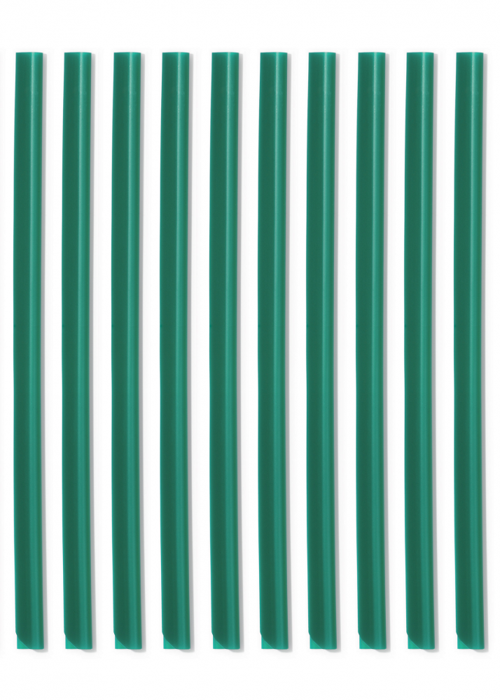 10x Grzbiet wsuwany Durable, 3mm, do 30 kartek, zielony
