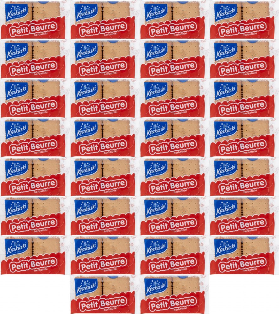 50x Herbatniki Krakuski Petit Beurre, kruche, maślany, 50g